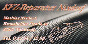 Kfz-Reparatur Nixdorf in Wahlstedt Logo